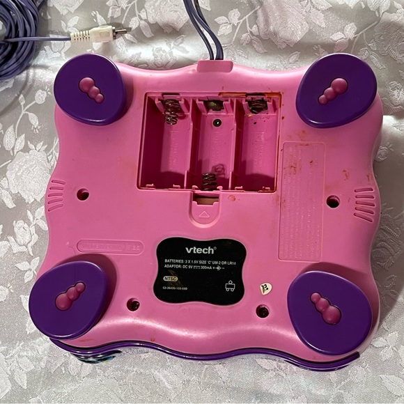 VTech V. Smile TV Learning System Game Console Educational Pink Game - Picture 5 of 9